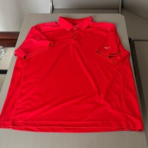 Nike Men’s Red Dri-FIT Polo Shirt